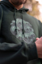 Load image into Gallery viewer, Green Tree Of Life hoodie graphic closeup faded focus