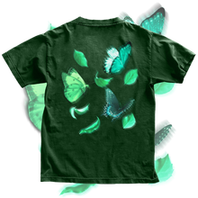 Load image into Gallery viewer, Green fly outside the jar t-shirt back graphic mockup