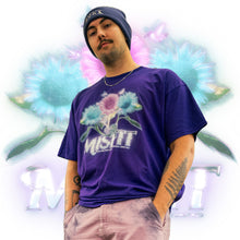 Load image into Gallery viewer, Purple V2 misfit graphic t-shirt model mockup