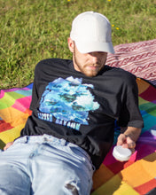 Load image into Gallery viewer, man wearing oversized black lifted living t-shirt
