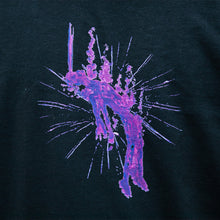 Load image into Gallery viewer, Black Euphoria t-shirt graphic closeup