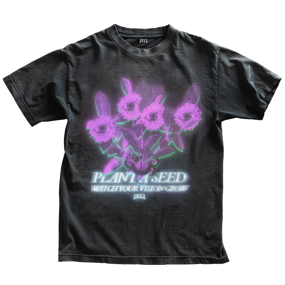 Black Plant A Seed t-shirt mockup