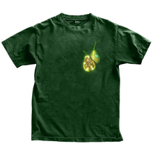 Load image into Gallery viewer, DFKT Fruits green graphic t-shirt mockup back