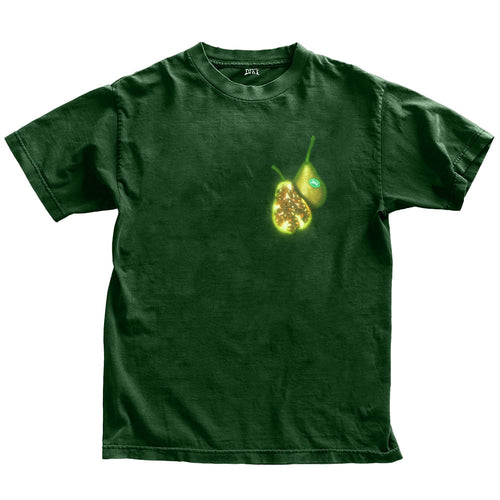 DFKT Fruits green graphic t-shirt mockup back