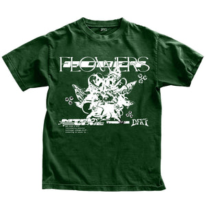 Green Roboflower Onecolor t-shirt mockup