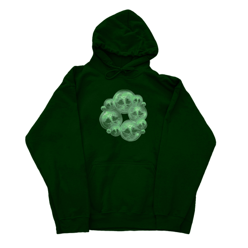 Green Tree Of Life hoodie cozy fit mockup