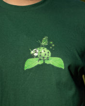 Load image into Gallery viewer, Green friends graphic t-shirt closeup