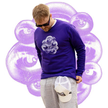 Load image into Gallery viewer, Purple Eye Bubbles Classy sweater model mockup