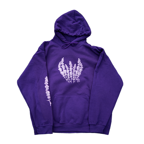 Purple Lavender Hoodie Mockup