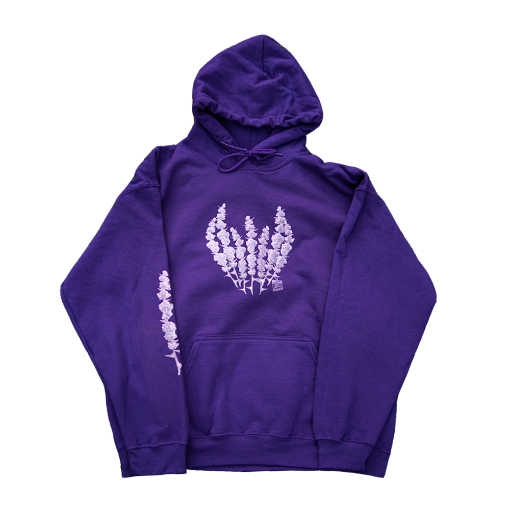 Purple Lavender Hoodie Mockup