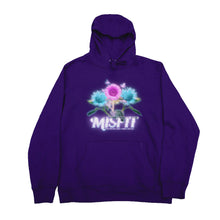 Load image into Gallery viewer, Purple Misfit v2 graphic hoodie classy fit mockup