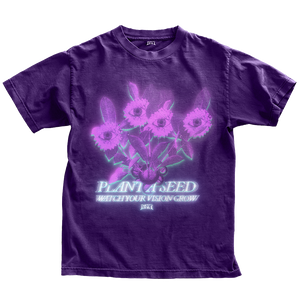 Purple Plant A Seed t-shirt mockup