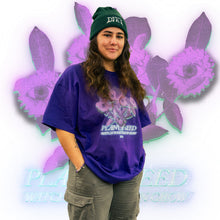 Load image into Gallery viewer, Purple Plant A Seed t-shirt model mockup