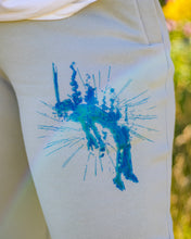 Load image into Gallery viewer, White Euphoria Sweatpants Graphic Closeup