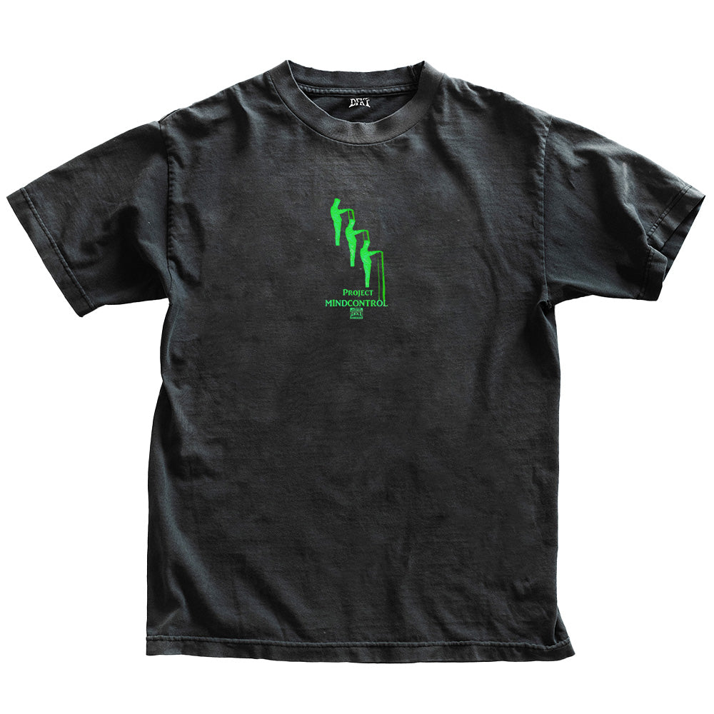 black mindcontrol t-shirt mockup