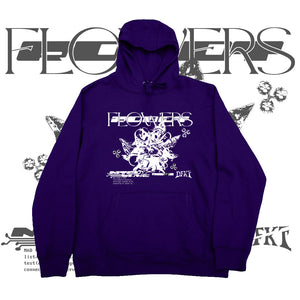 purple roboflower one color hoodie classy fit mockup