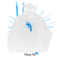 Load image into Gallery viewer, White Euphoria hoodie classy fit mockup