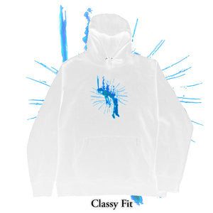 White Euphoria hoodie classy fit mockup