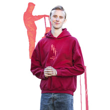 Load image into Gallery viewer, red Mindcontrol cozy fit model mockup